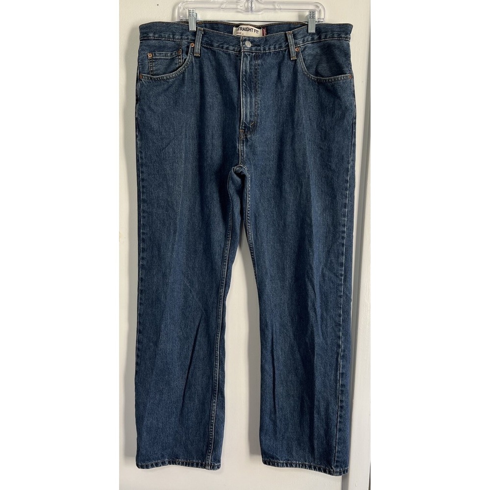 Levi's 505 Jeans Mens Size 40x32 Blue Medium Wash Straight Leg Fit Pockets